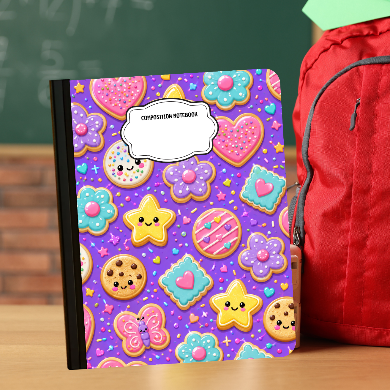 Composition Notebook - Iced Cookies