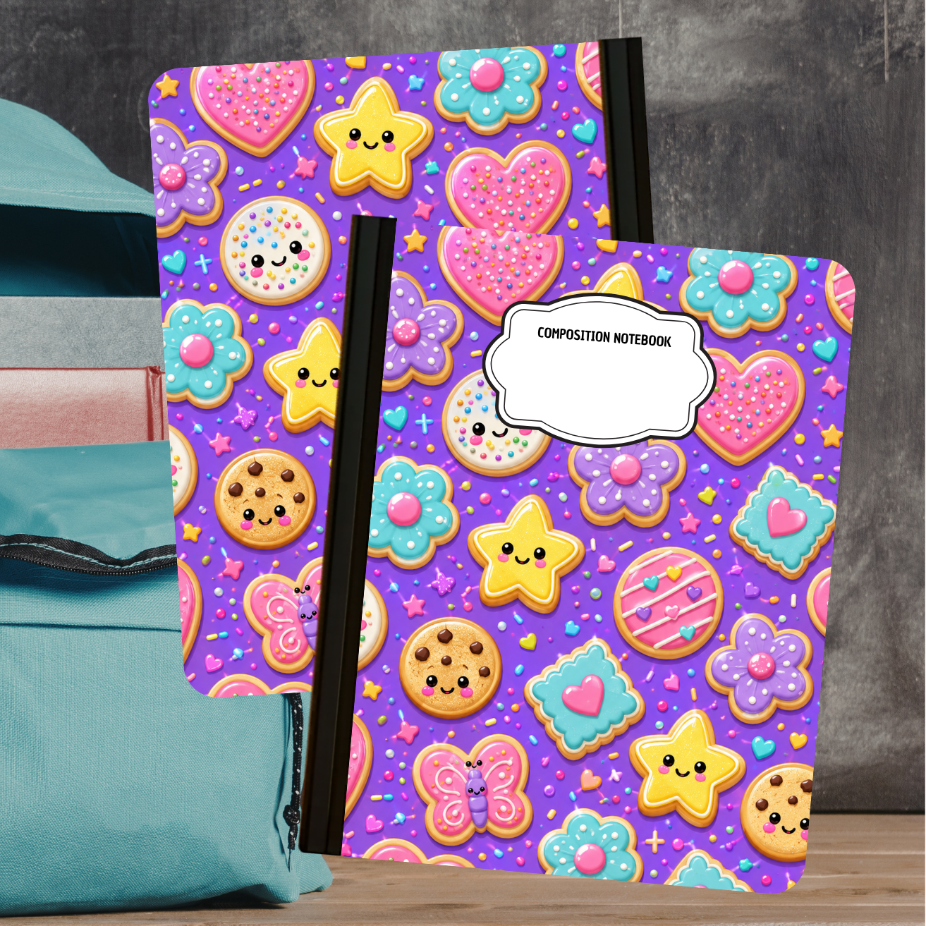 Composition Notebook - Iced Cookies