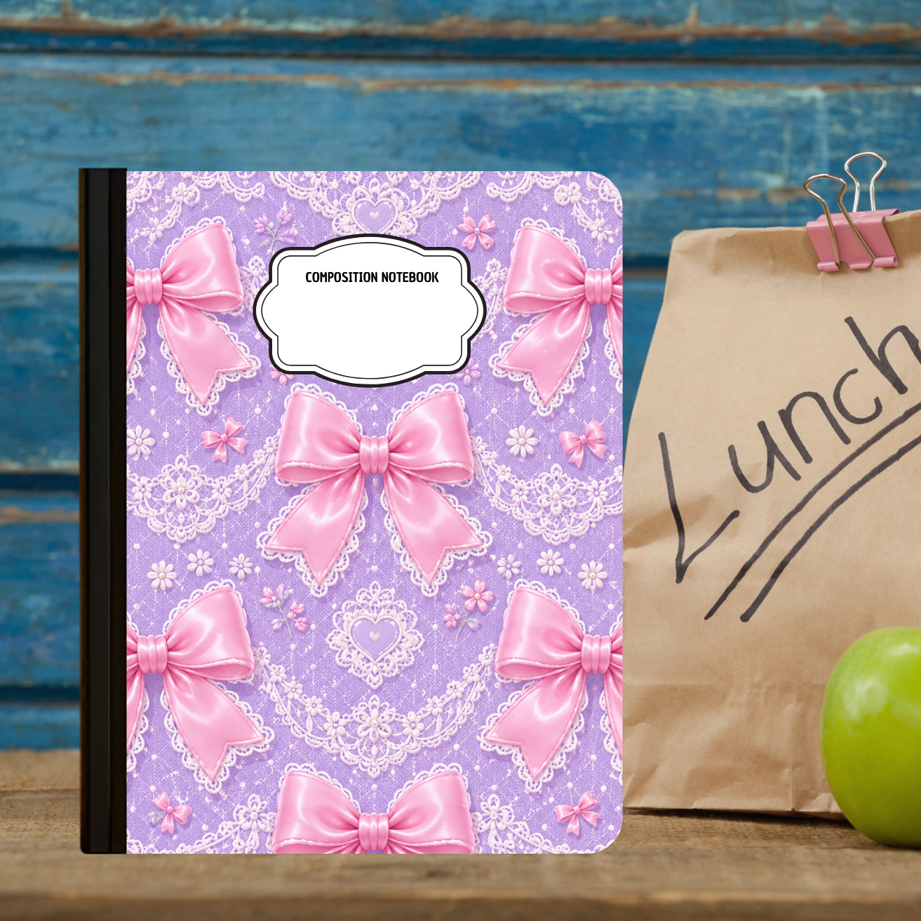 Composition Notebook - Lavender Lace