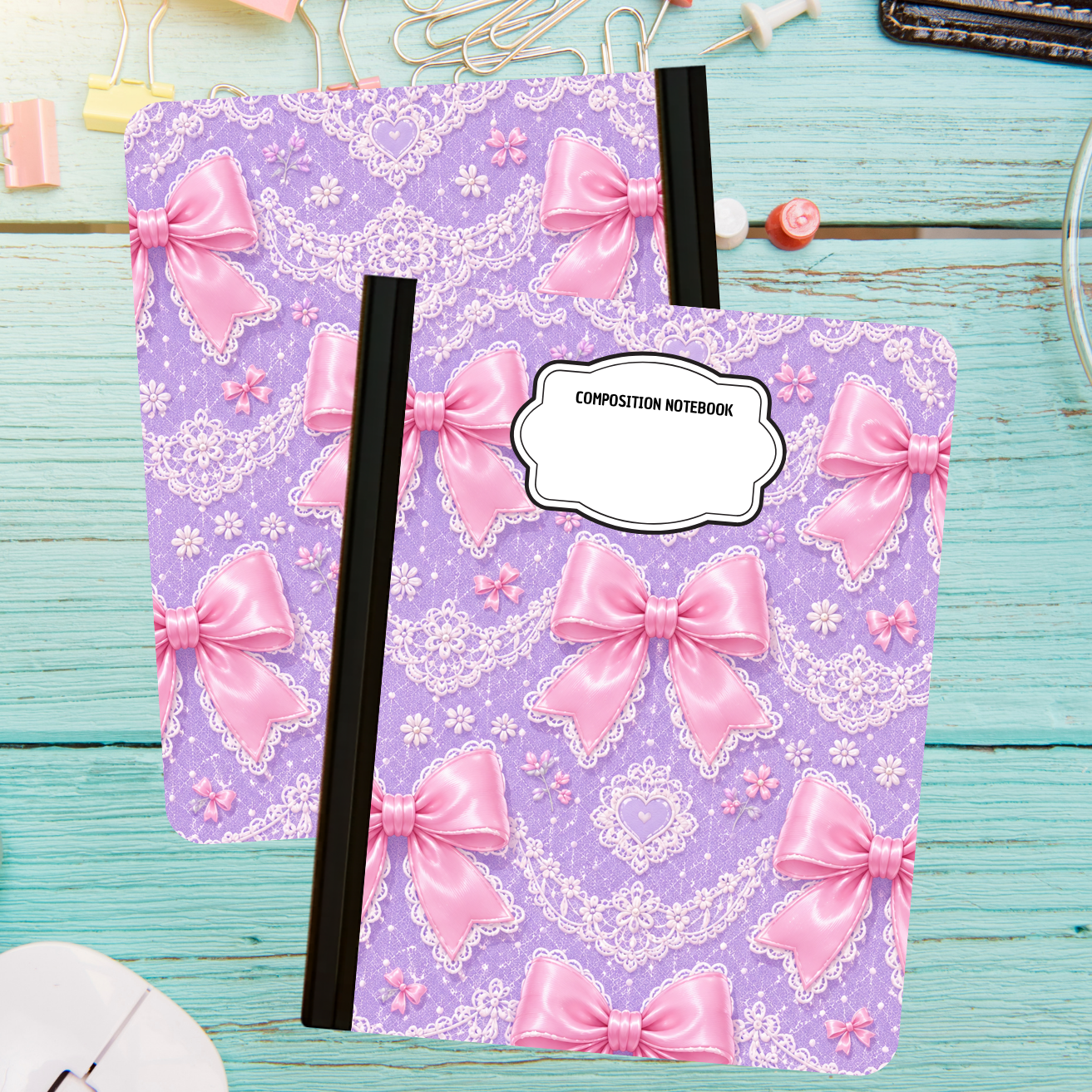 Composition Notebook - Lavender Lace