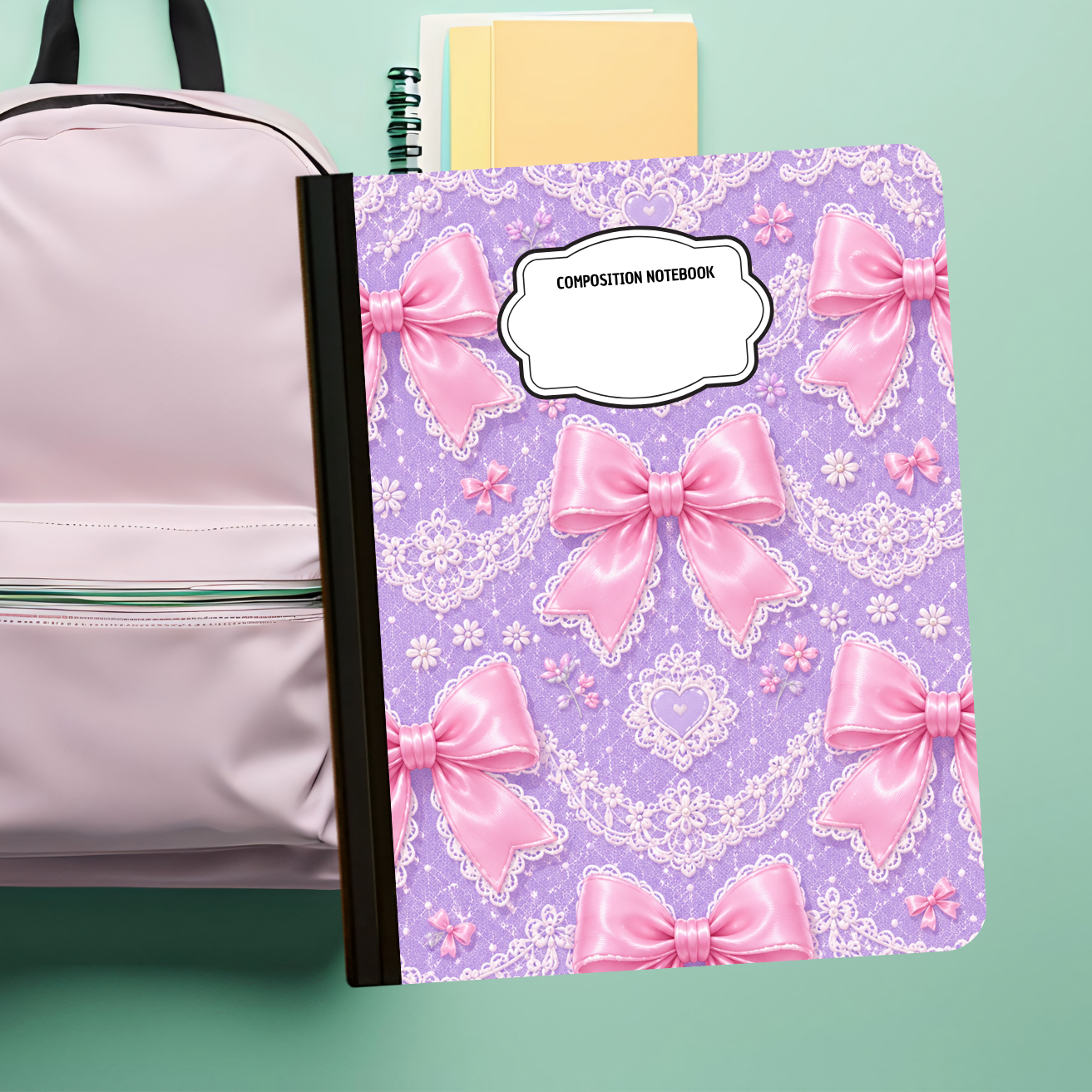 Composition Notebook - Lavender Lace