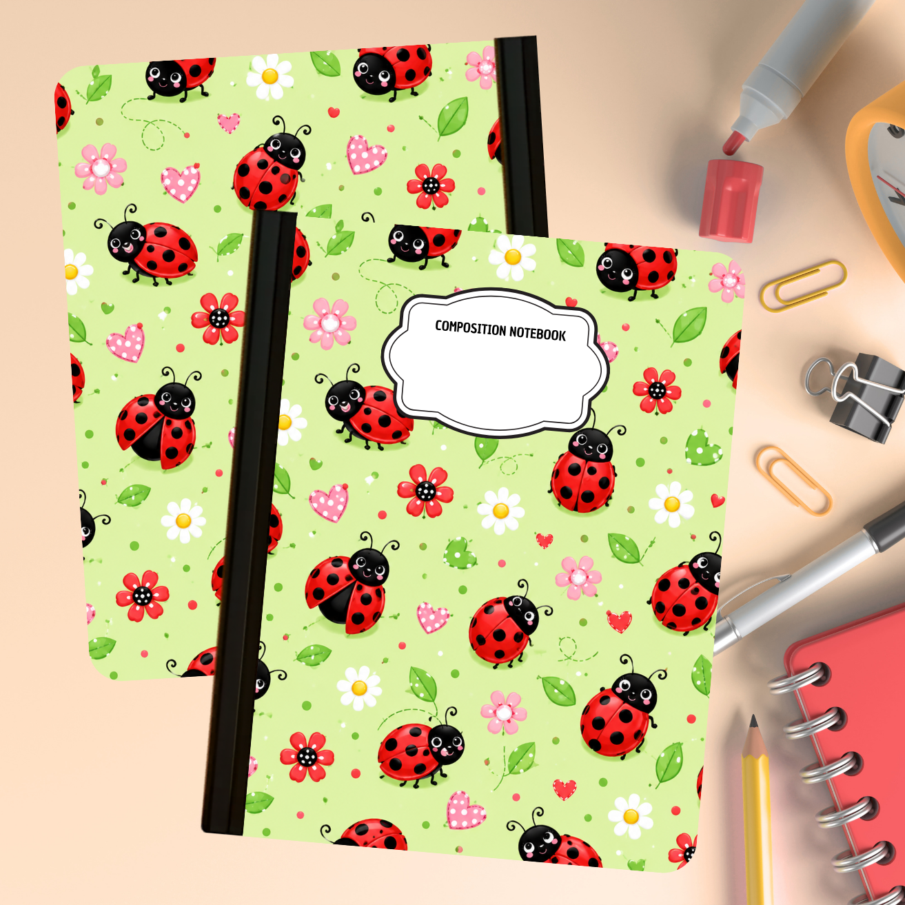 Composition Notebook - Ladybug