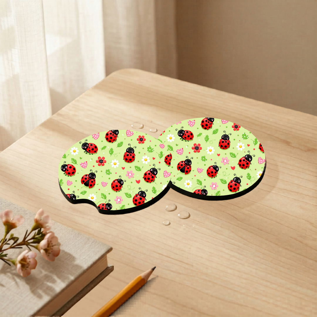 Car Coaster - Ladybug