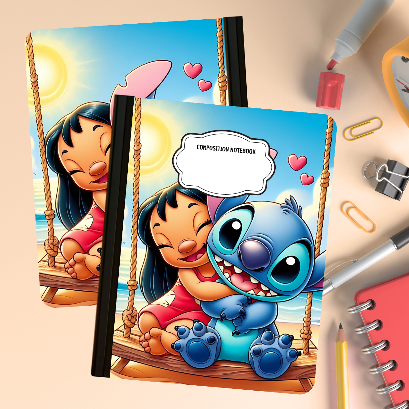 Composition Notebook - Hawaiian Friends