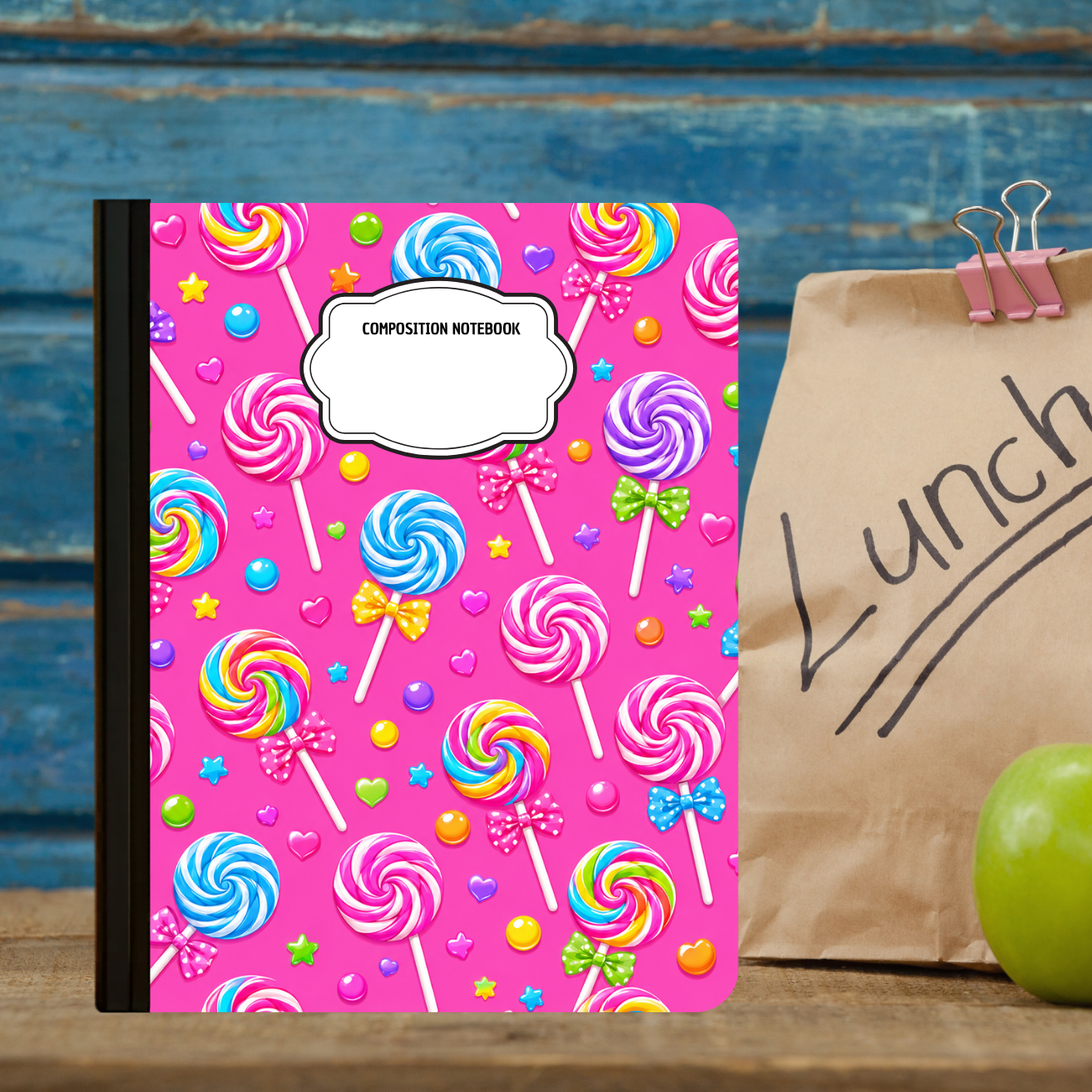 Composition Notebook - Lollipop