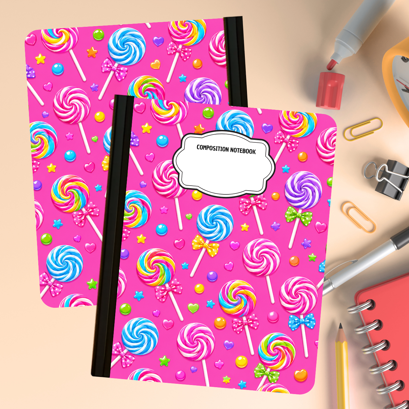 Composition Notebook - Lollipop