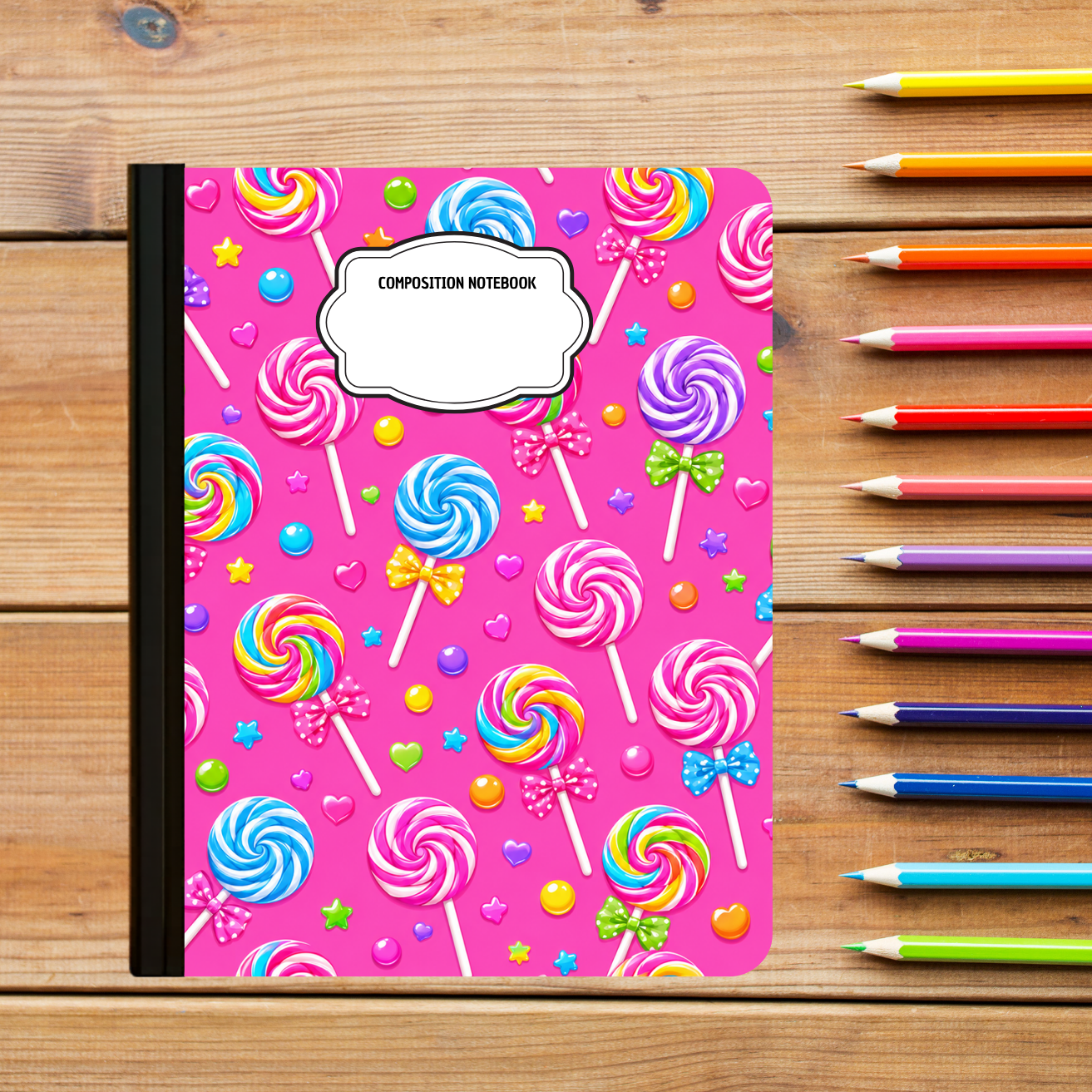 Composition Notebook - Lollipop