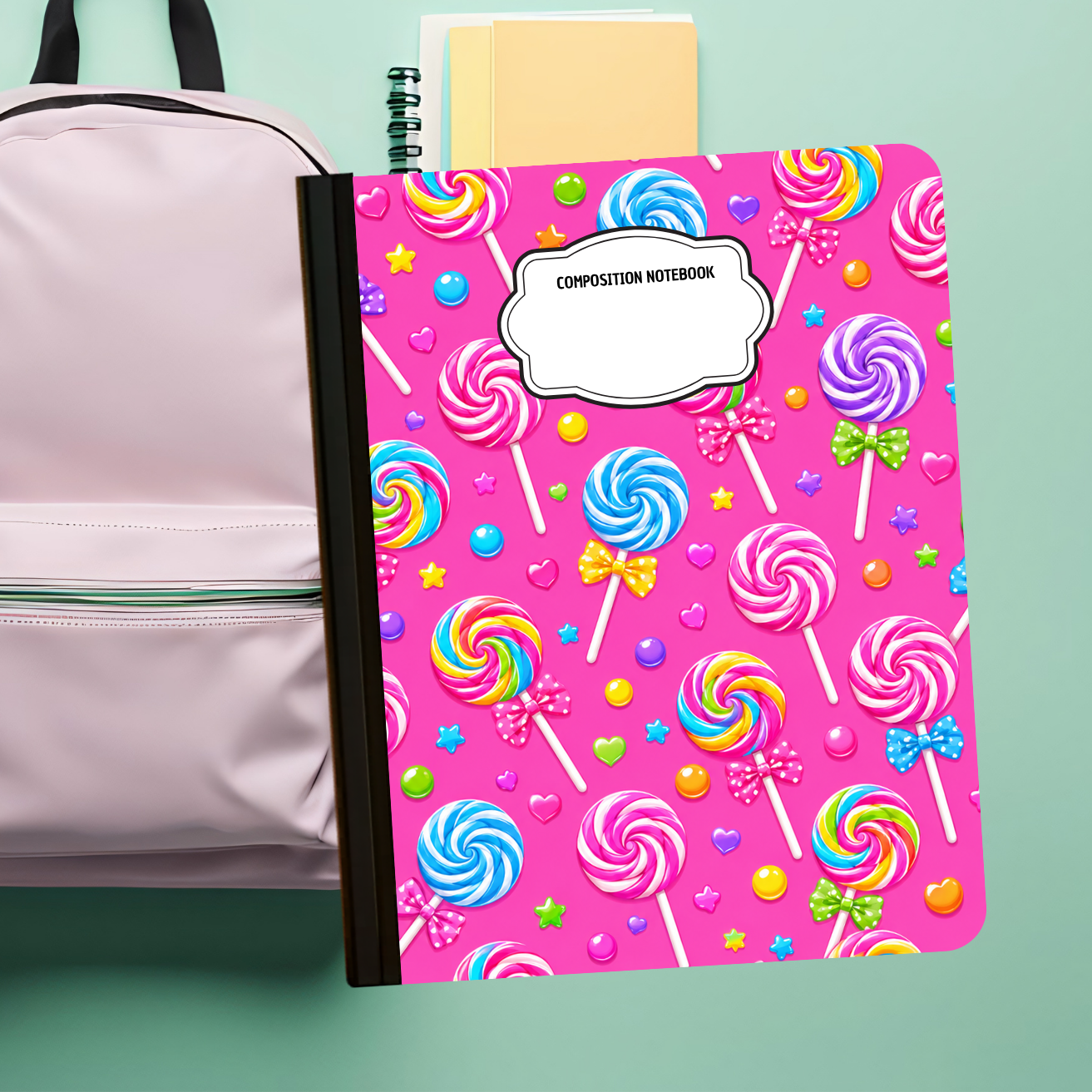 Composition Notebook - Lollipop