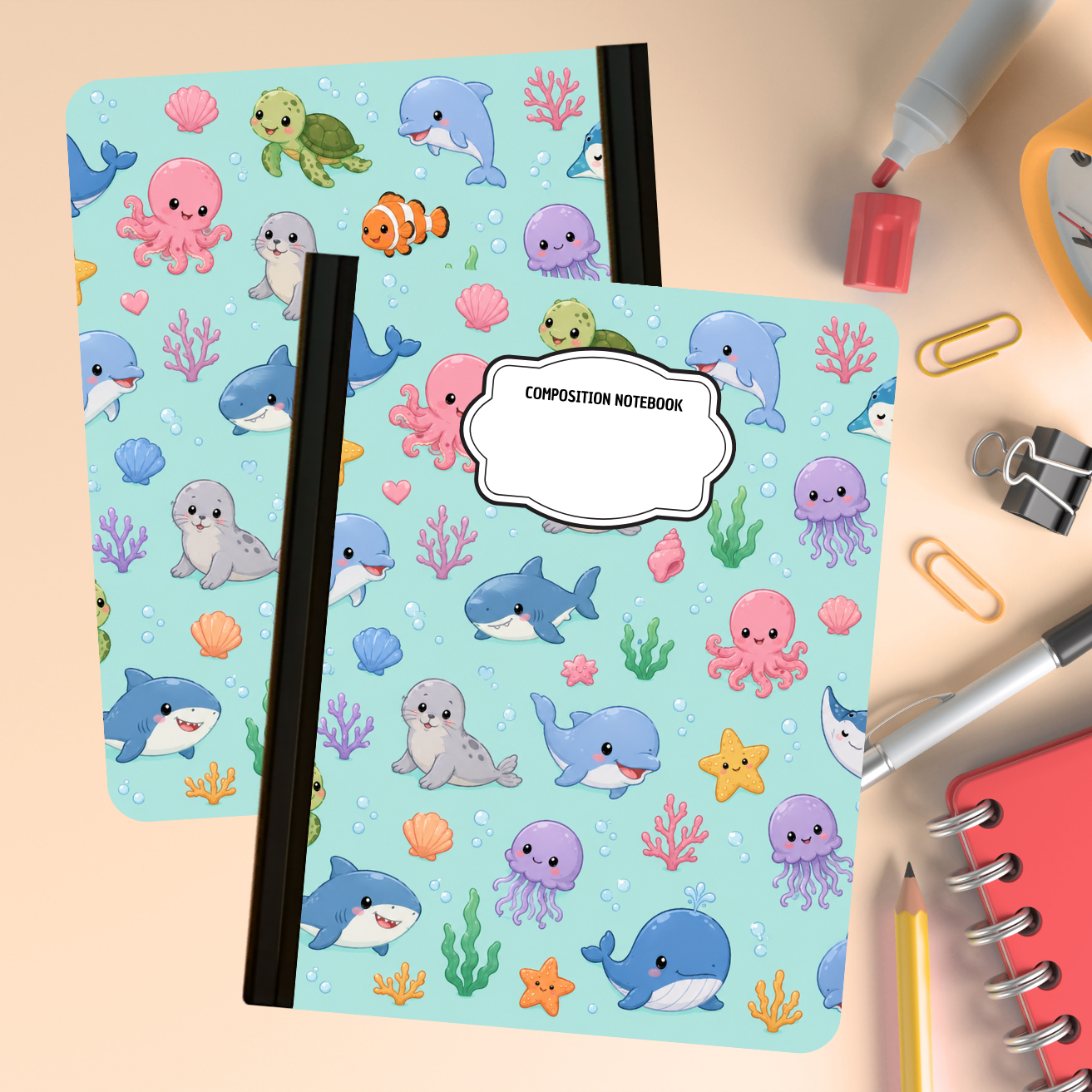 Composition Notebook - Marine Life