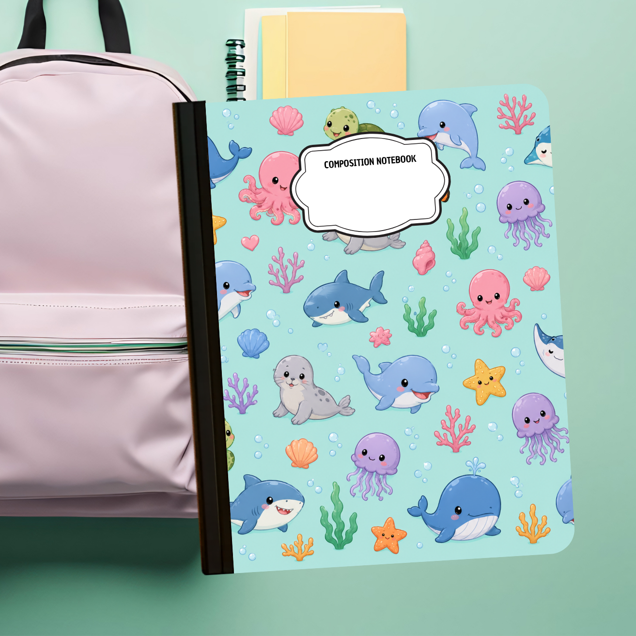 Composition Notebook - Marine Life