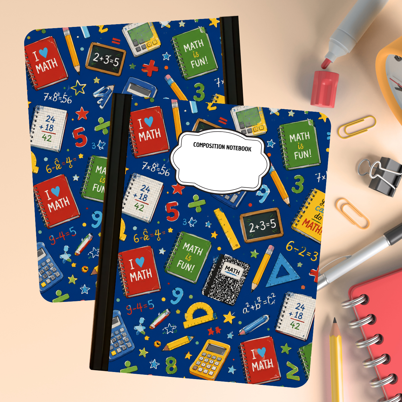 Composition Notebook - Math