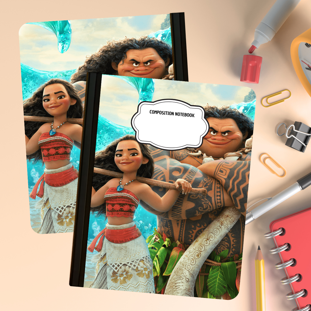 Composition Notebook - Polynesian Princess