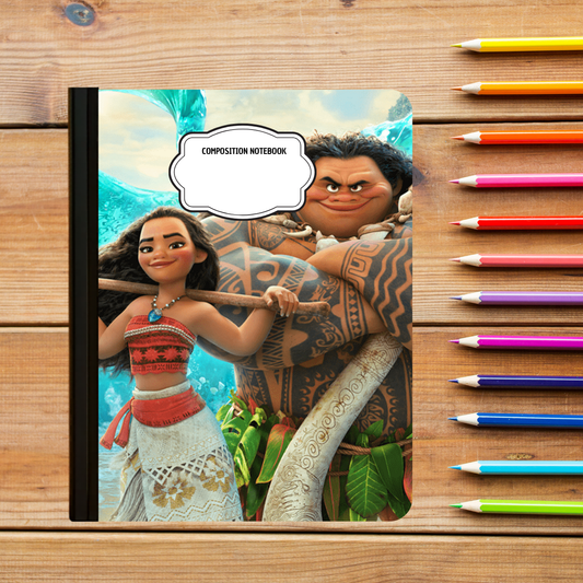 Composition Notebook - Polynesian Princess