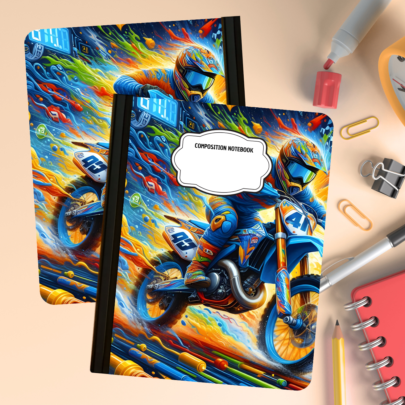 Composition Notebook - Motocross