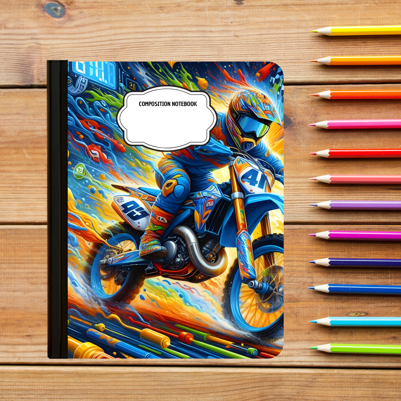 Composition Notebook - Motocross
