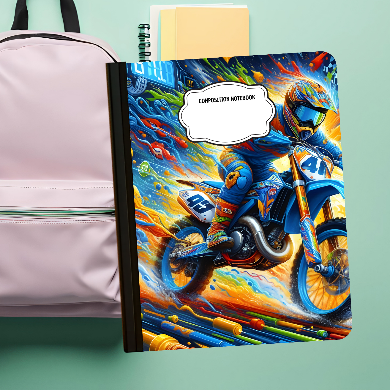 Composition Notebook - Motocross