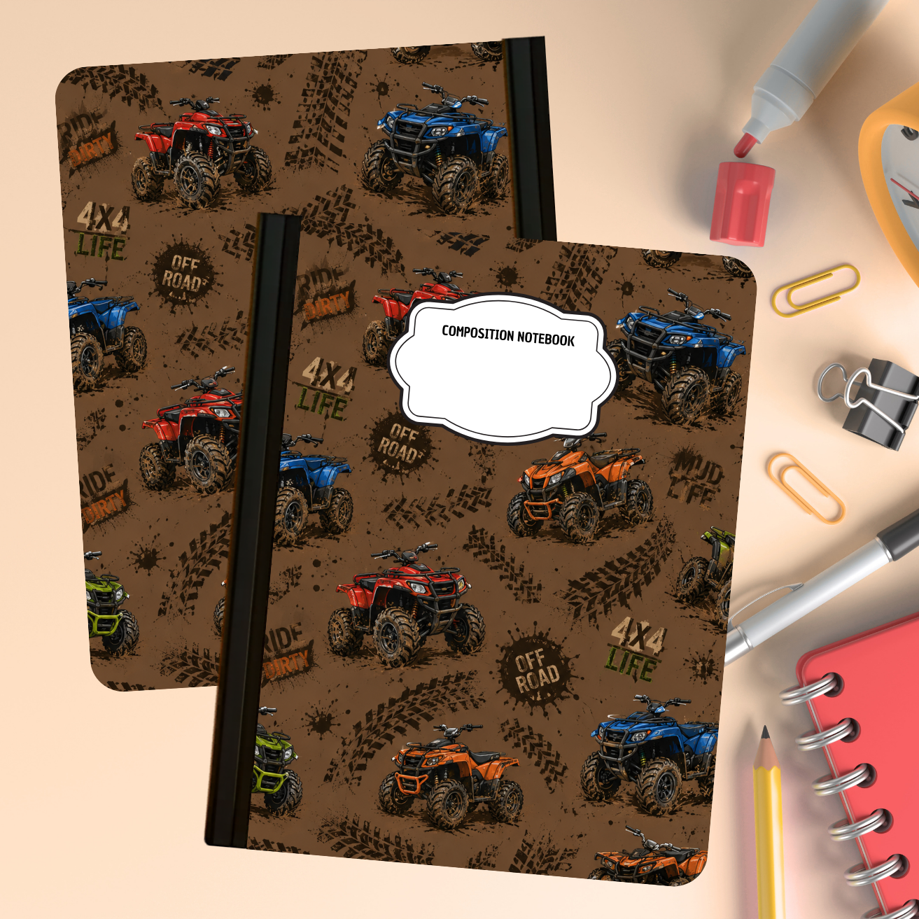 Composition Notebook - Off Road