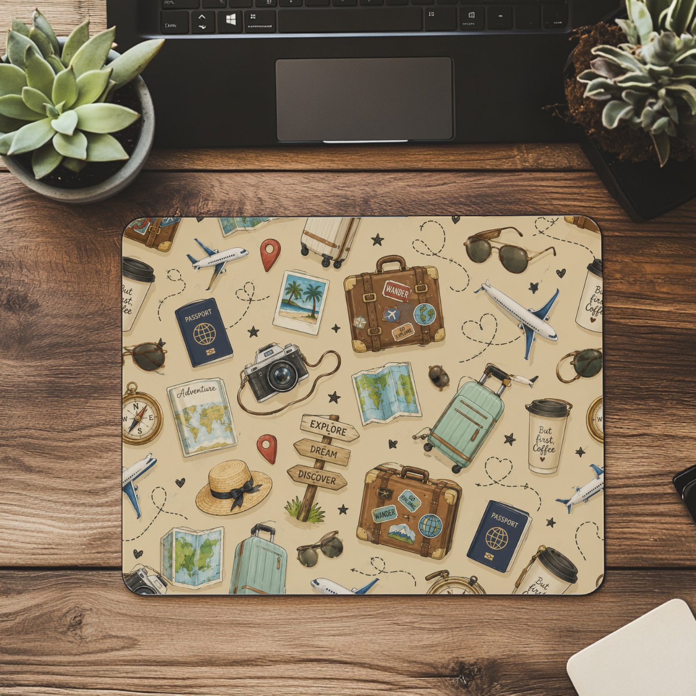 Mouse Pad - Passport to Adventure