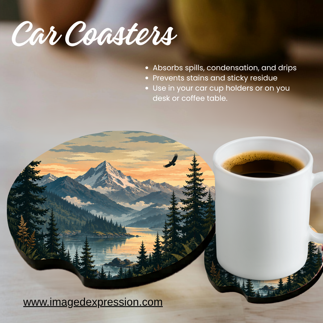 Car Coaster - PNW