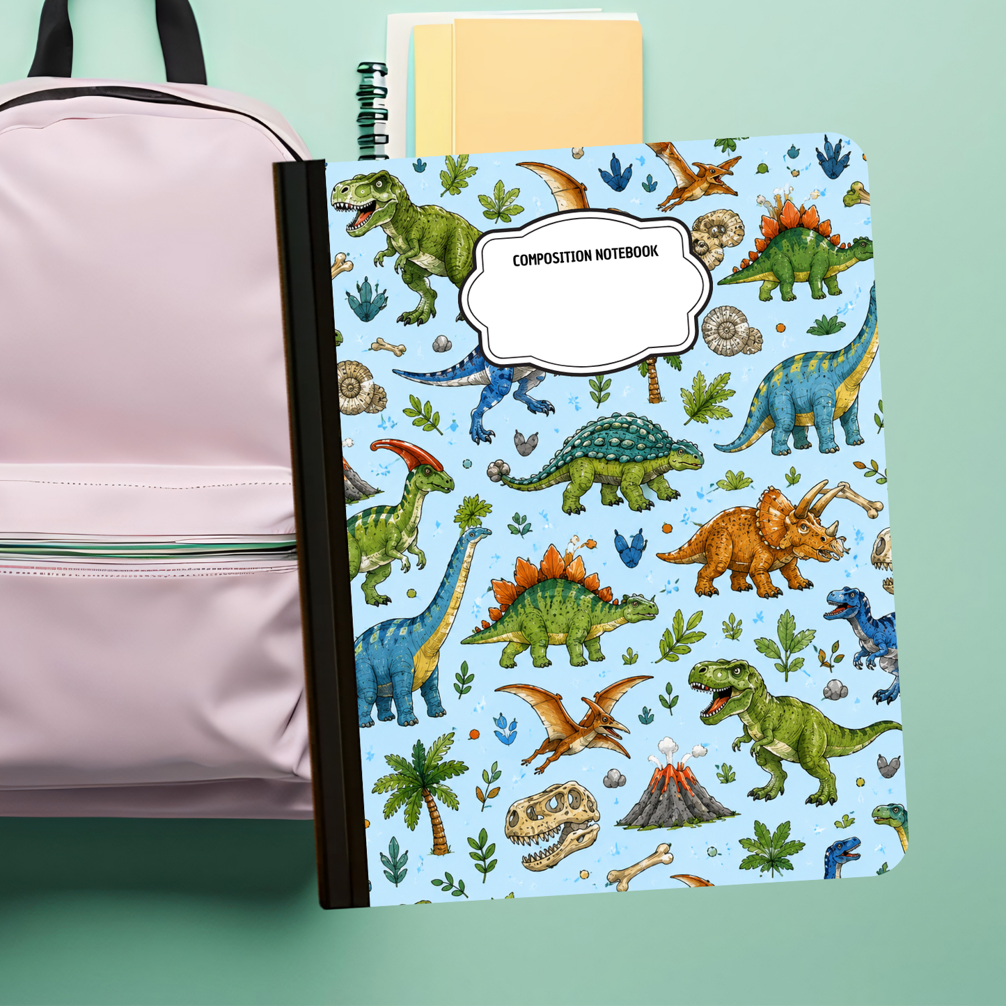 Composition Notebook - Prehistoric