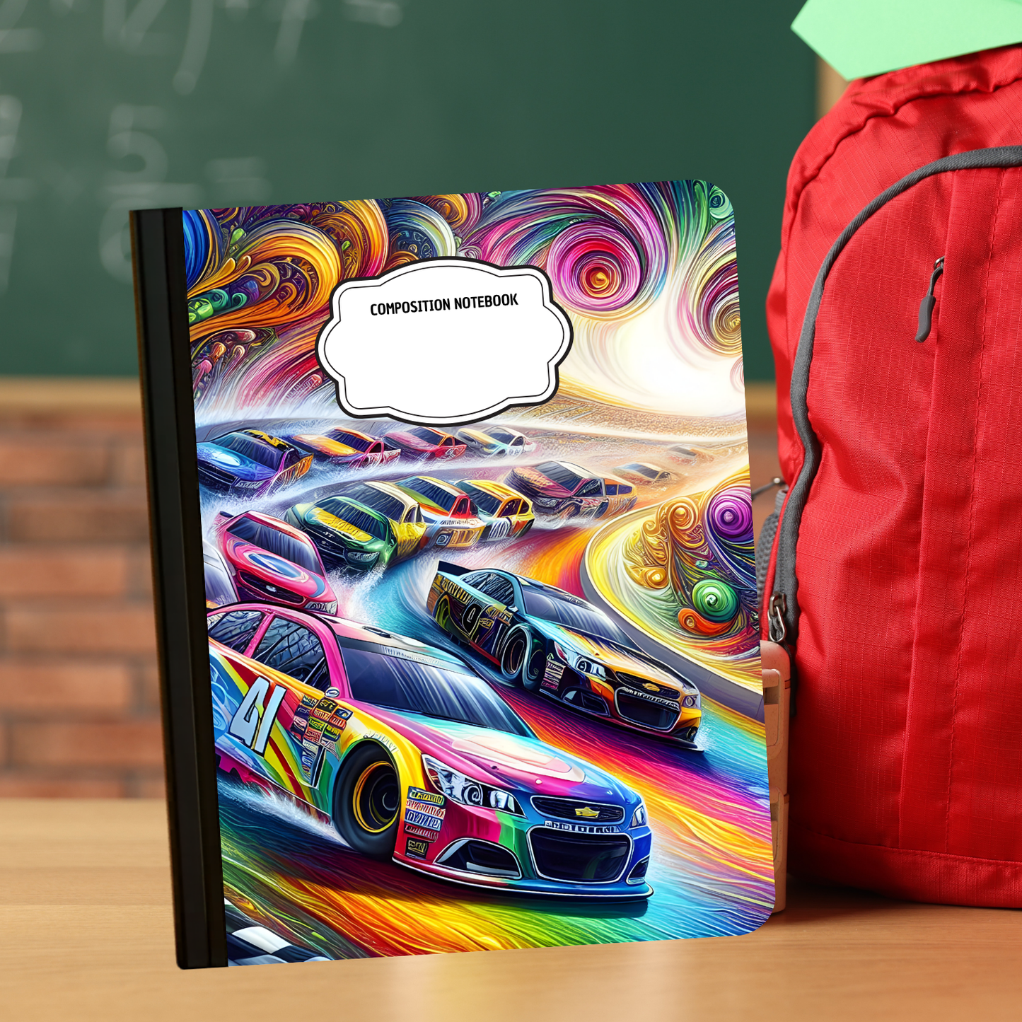 Composition Notebook - Racing