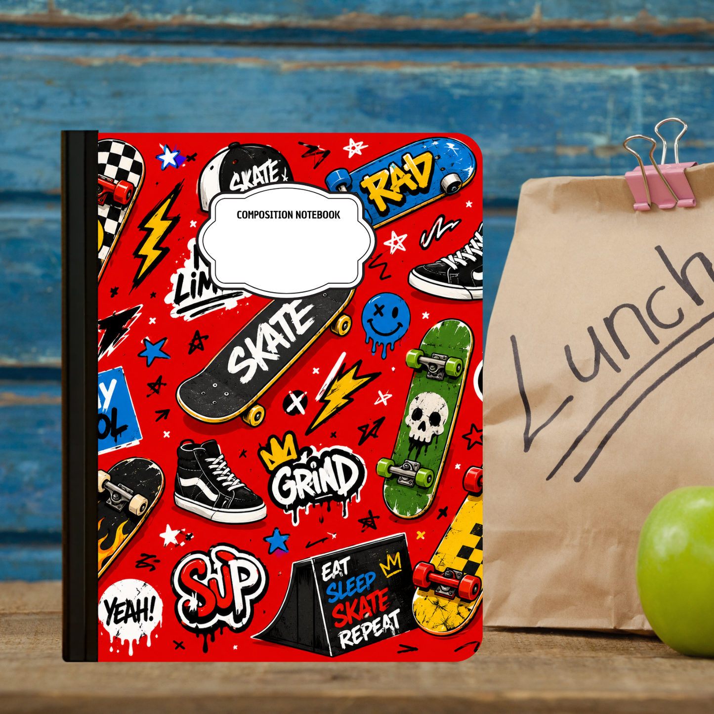 Composition Notebook - Rad