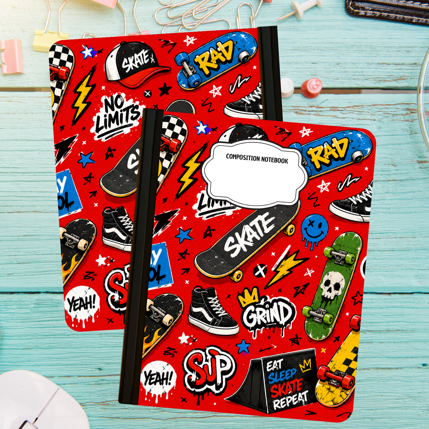 Composition Notebook - Rad