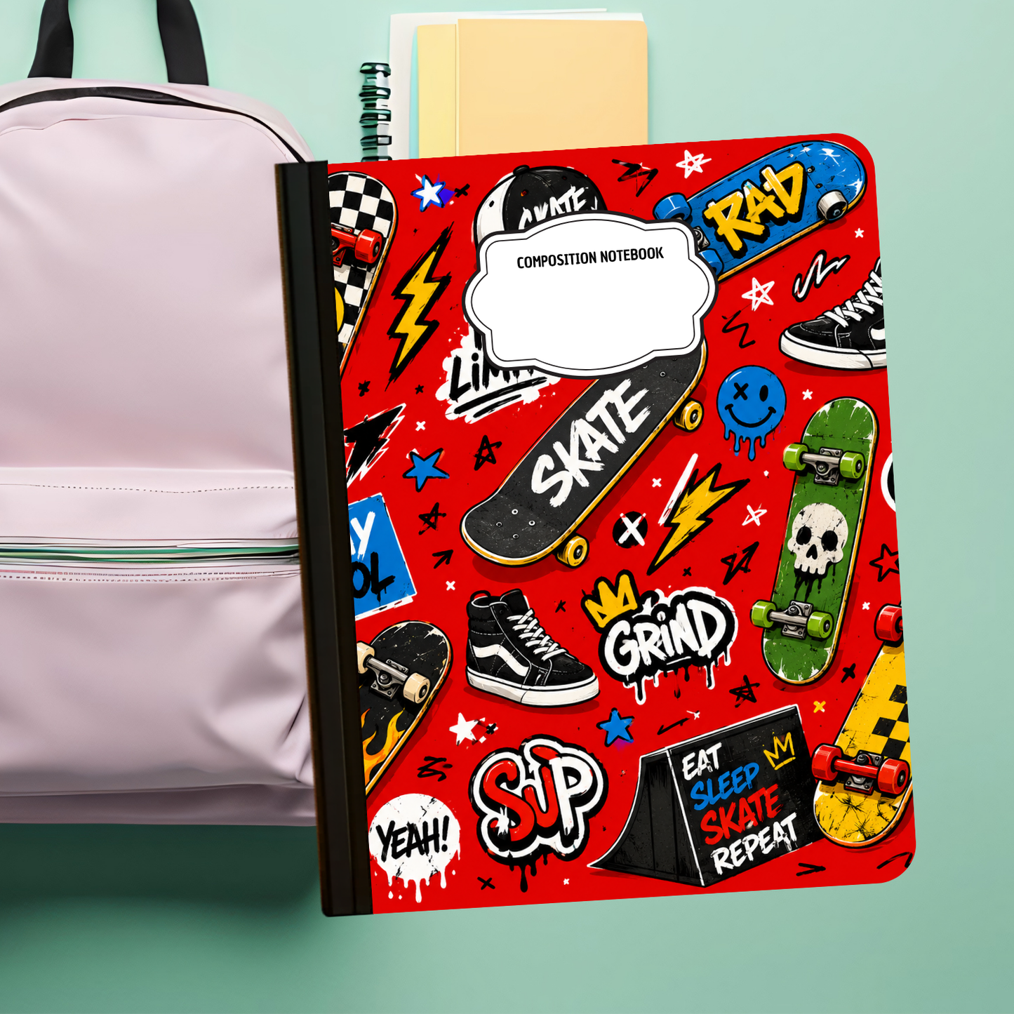 Composition Notebook - Rad