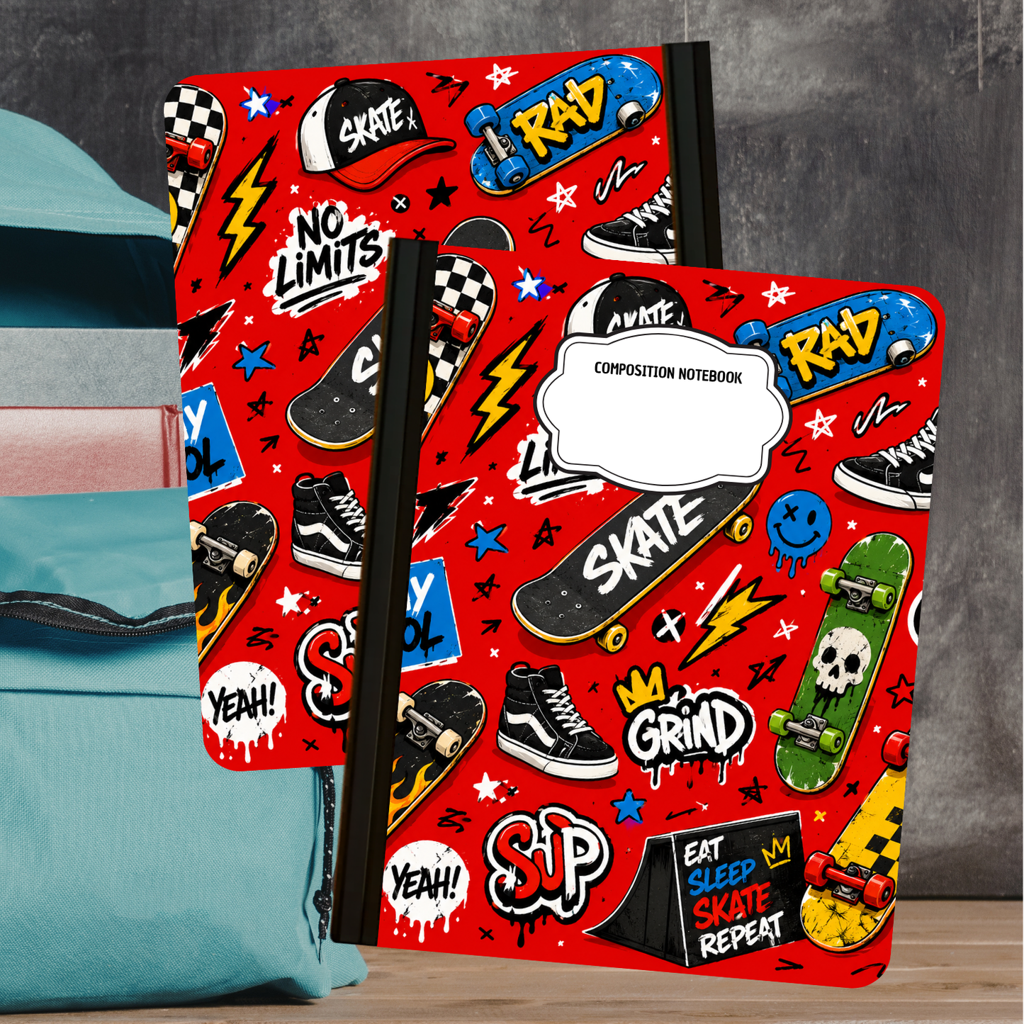 Composition Notebook - Rad
