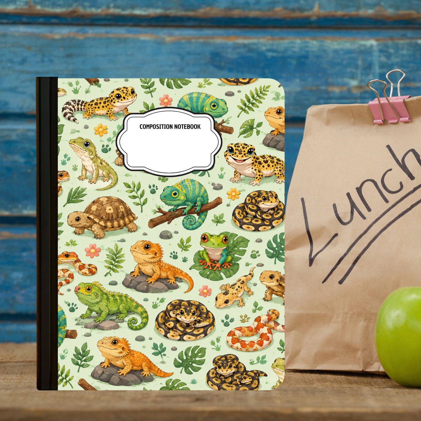 Composition Notebook - Reptiles