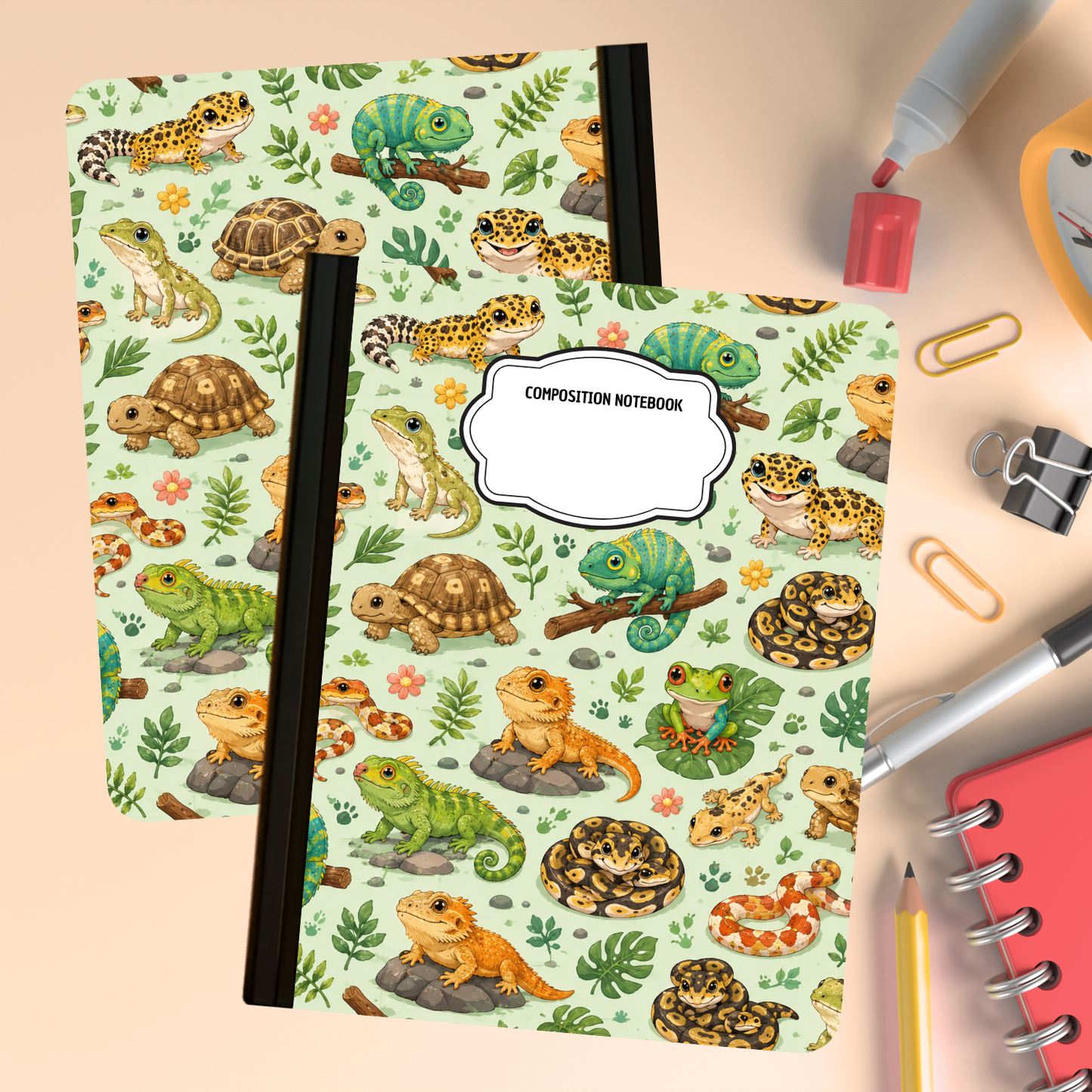 Composition Notebook - Reptiles