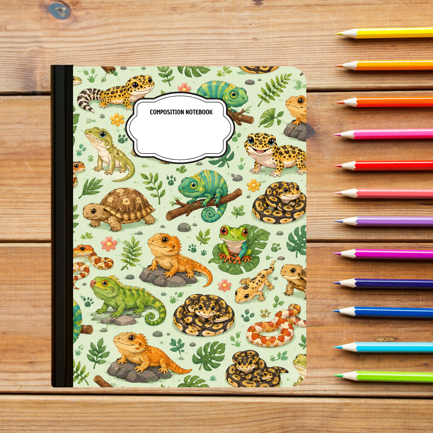 Composition Notebook - Reptiles