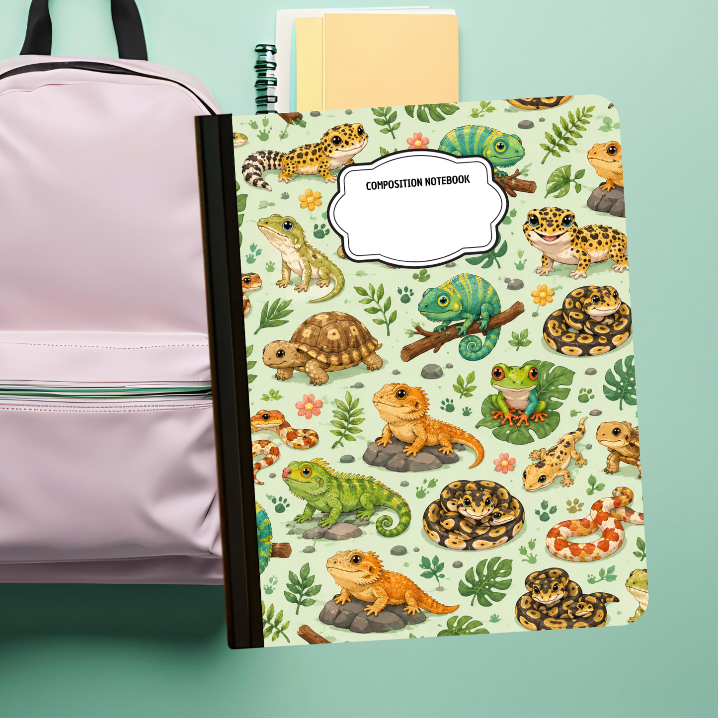 Composition Notebook - Reptiles