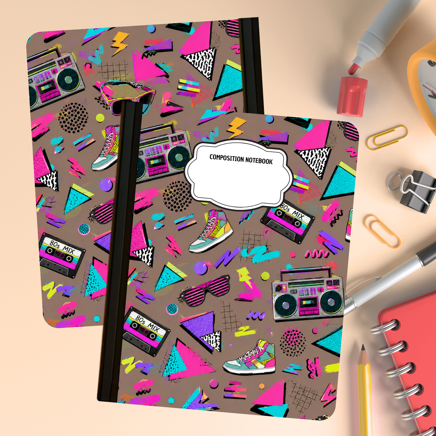 Composition Notebook - Retro