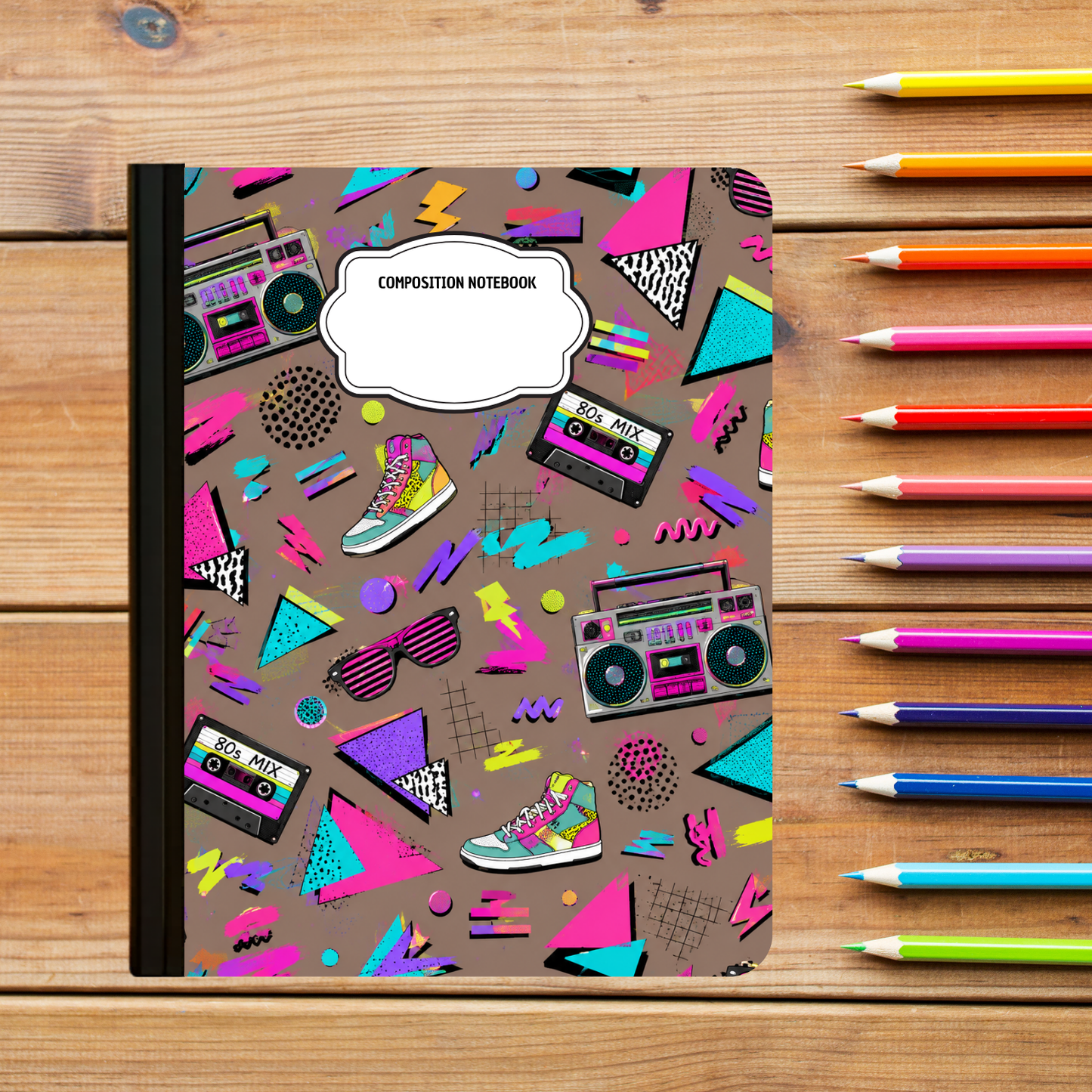 Composition Notebook - Retro