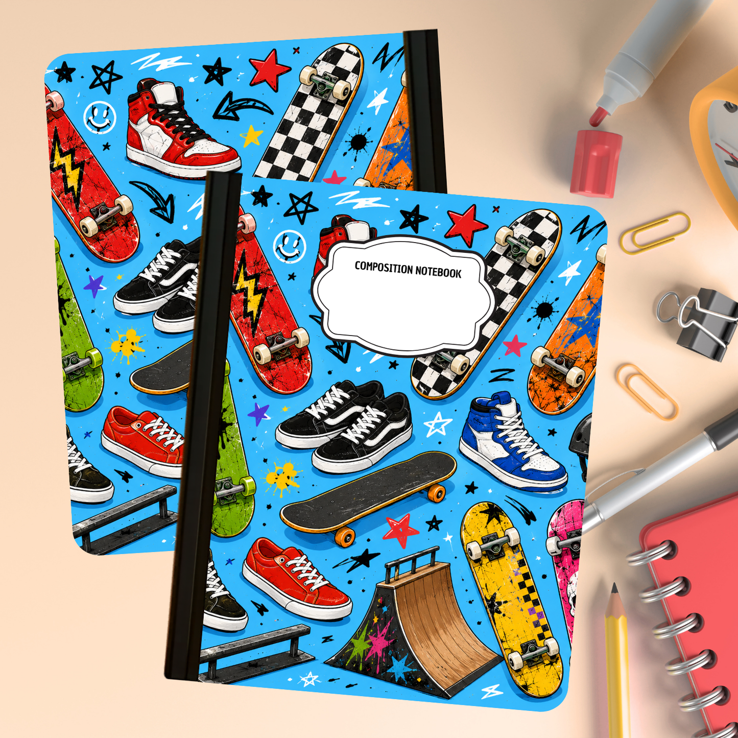 Composition Notebook - Skater