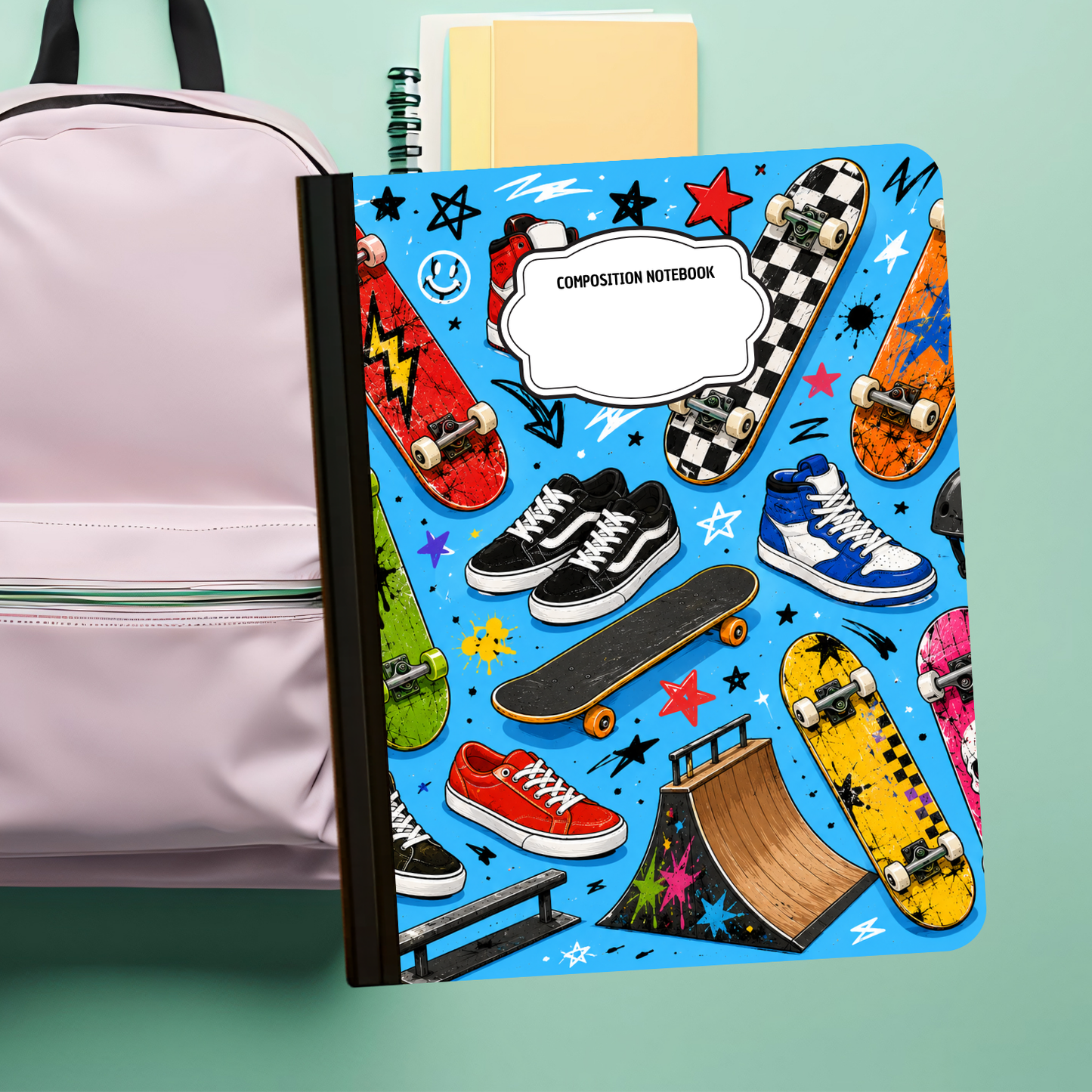 Composition Notebook - Skater