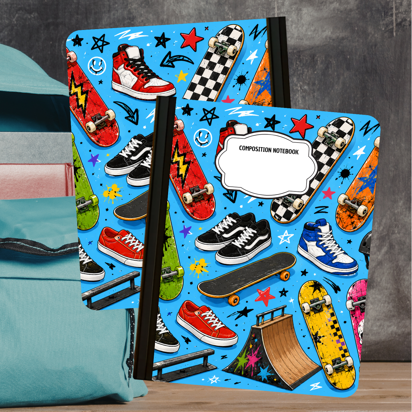 Composition Notebook - Skater