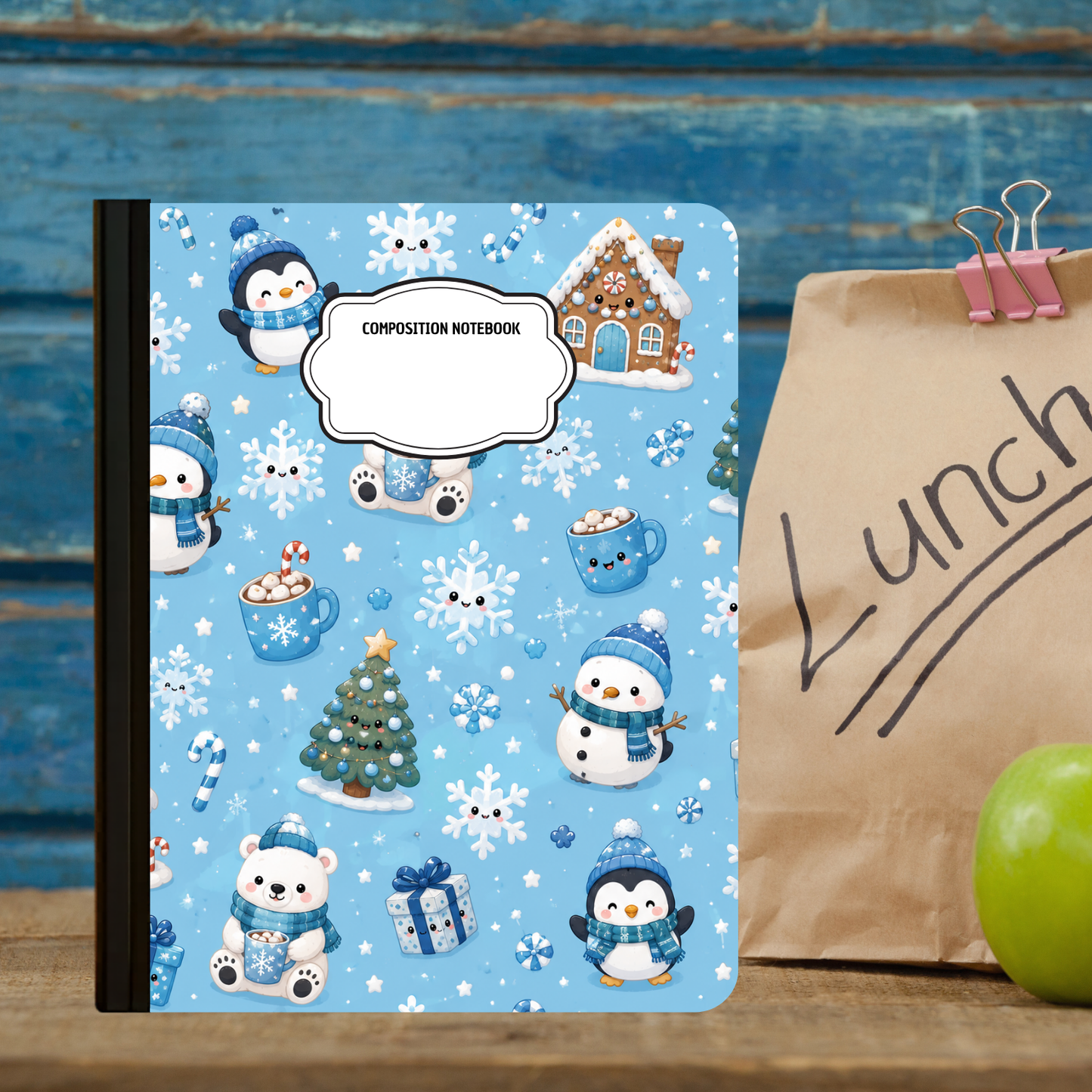 Composition Notebook - Snowflake