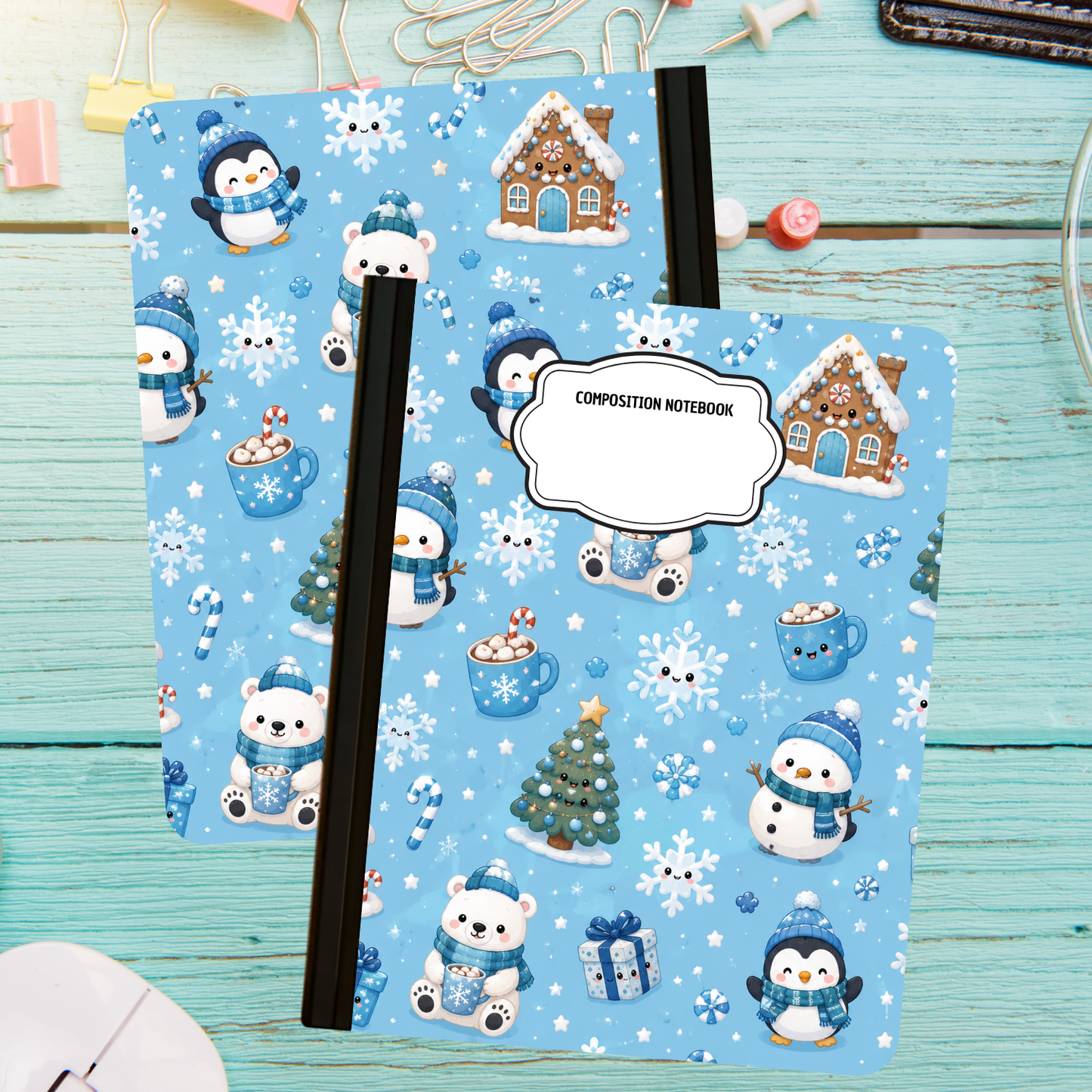Composition Notebook - Snowflake