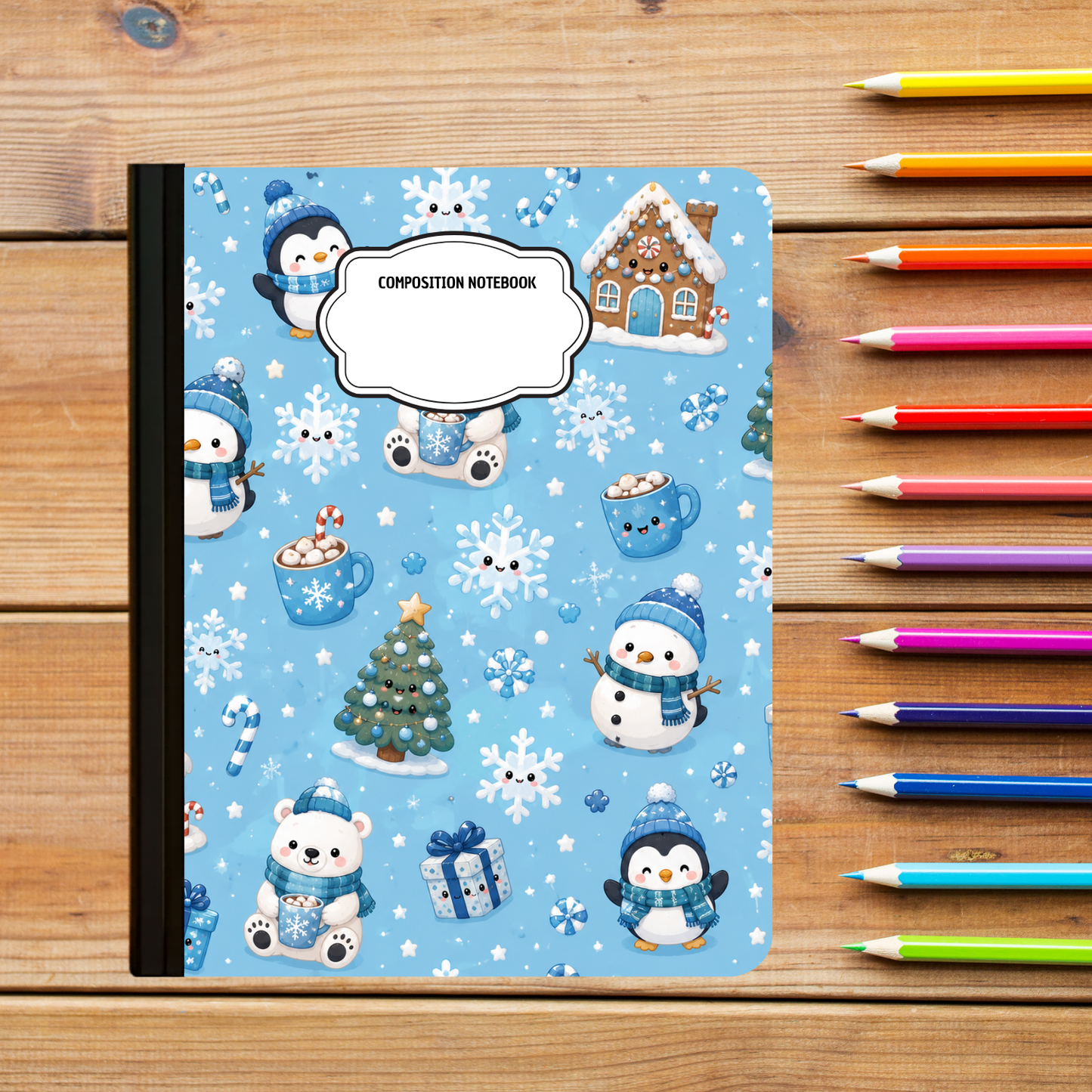 Composition Notebook - Snowflake