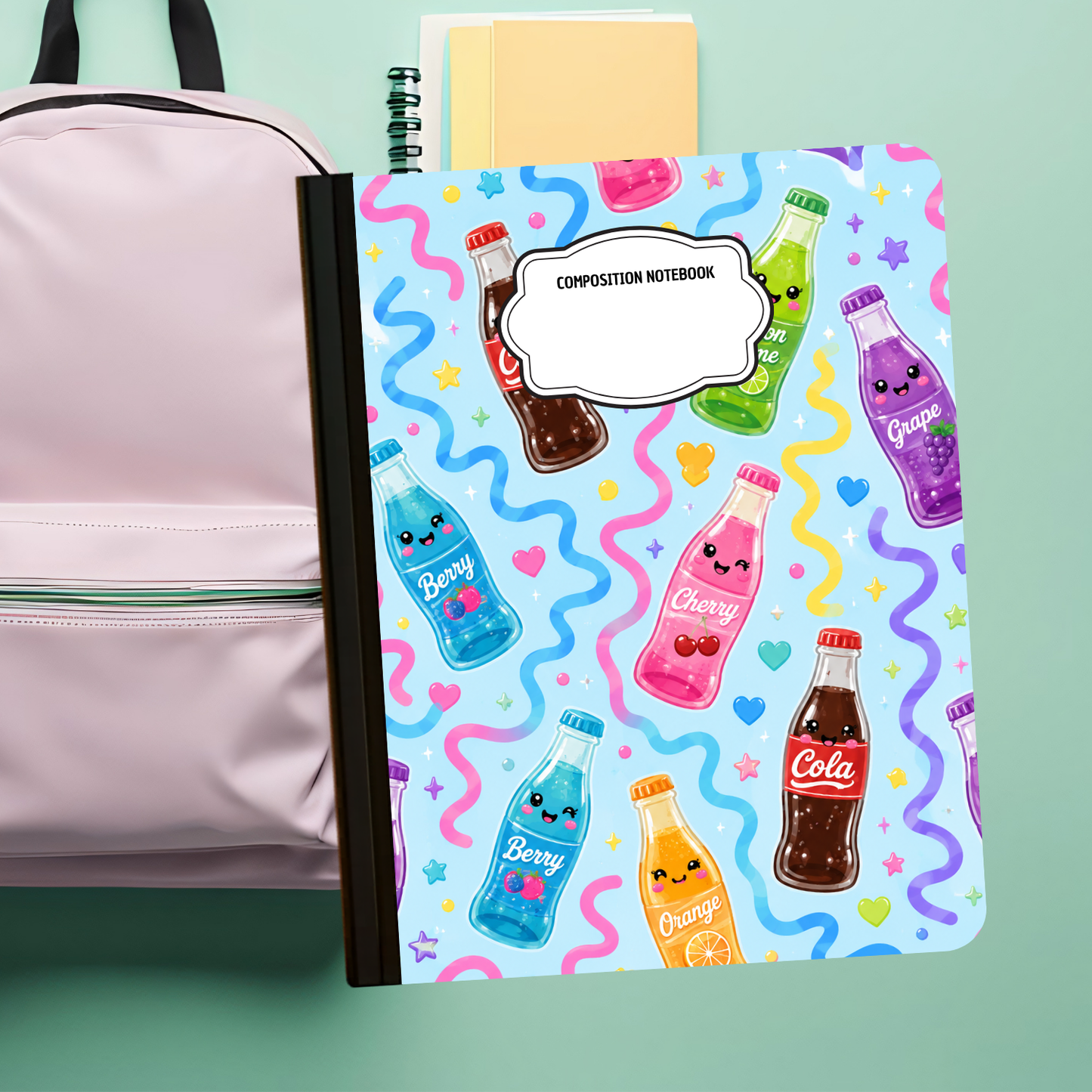 Composition Notebook - Soda
