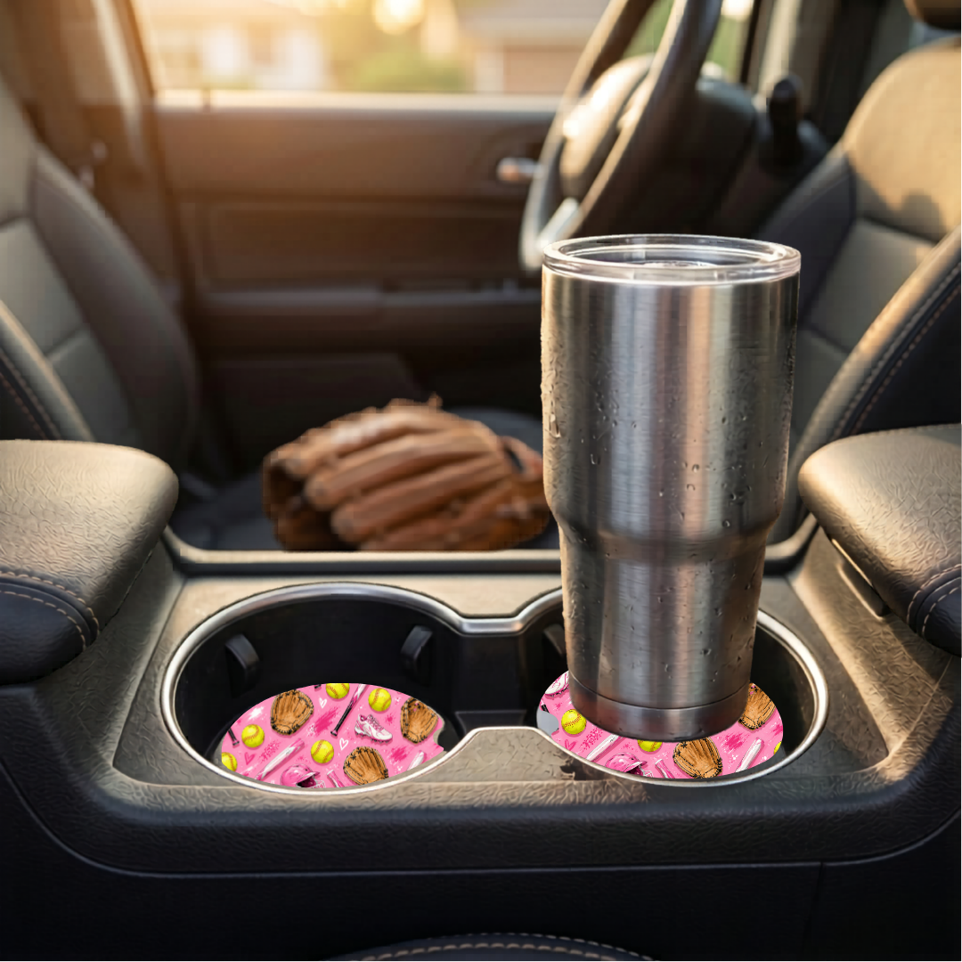Car Coaster - Softball