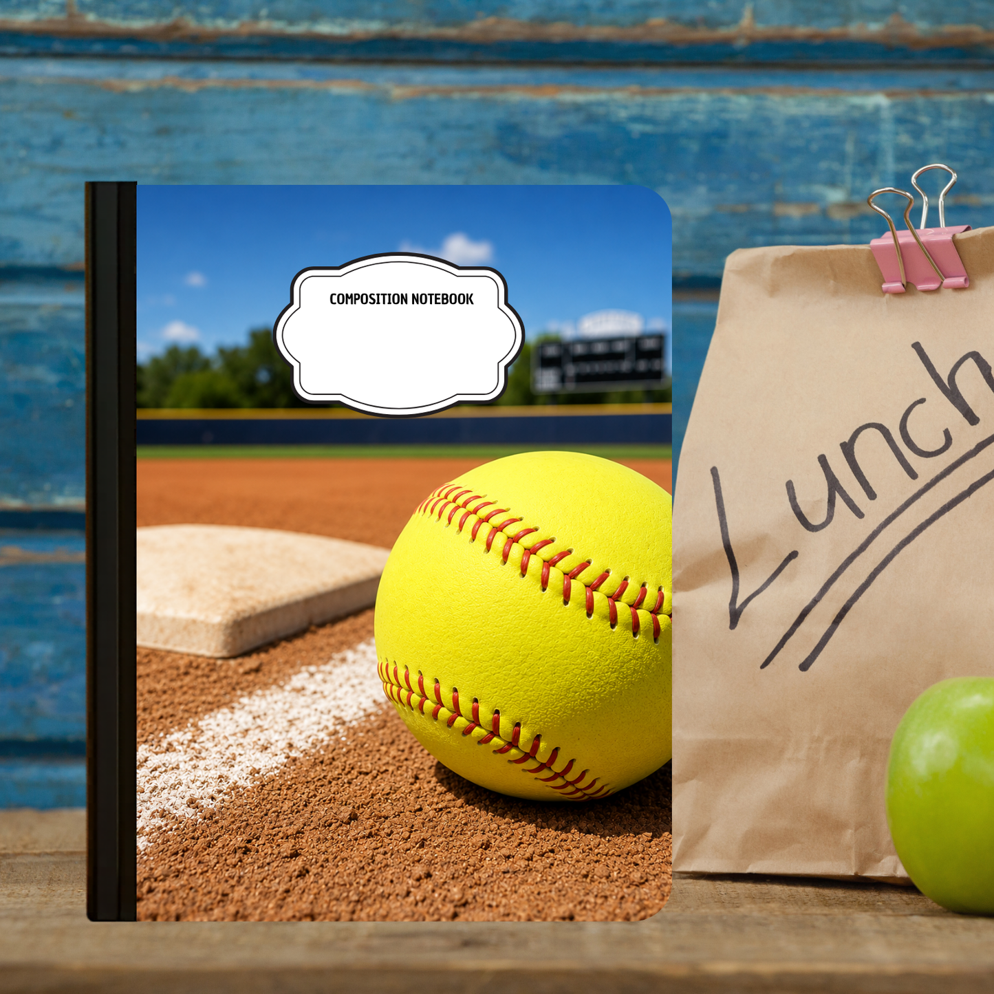 Composition Notebook - Softball