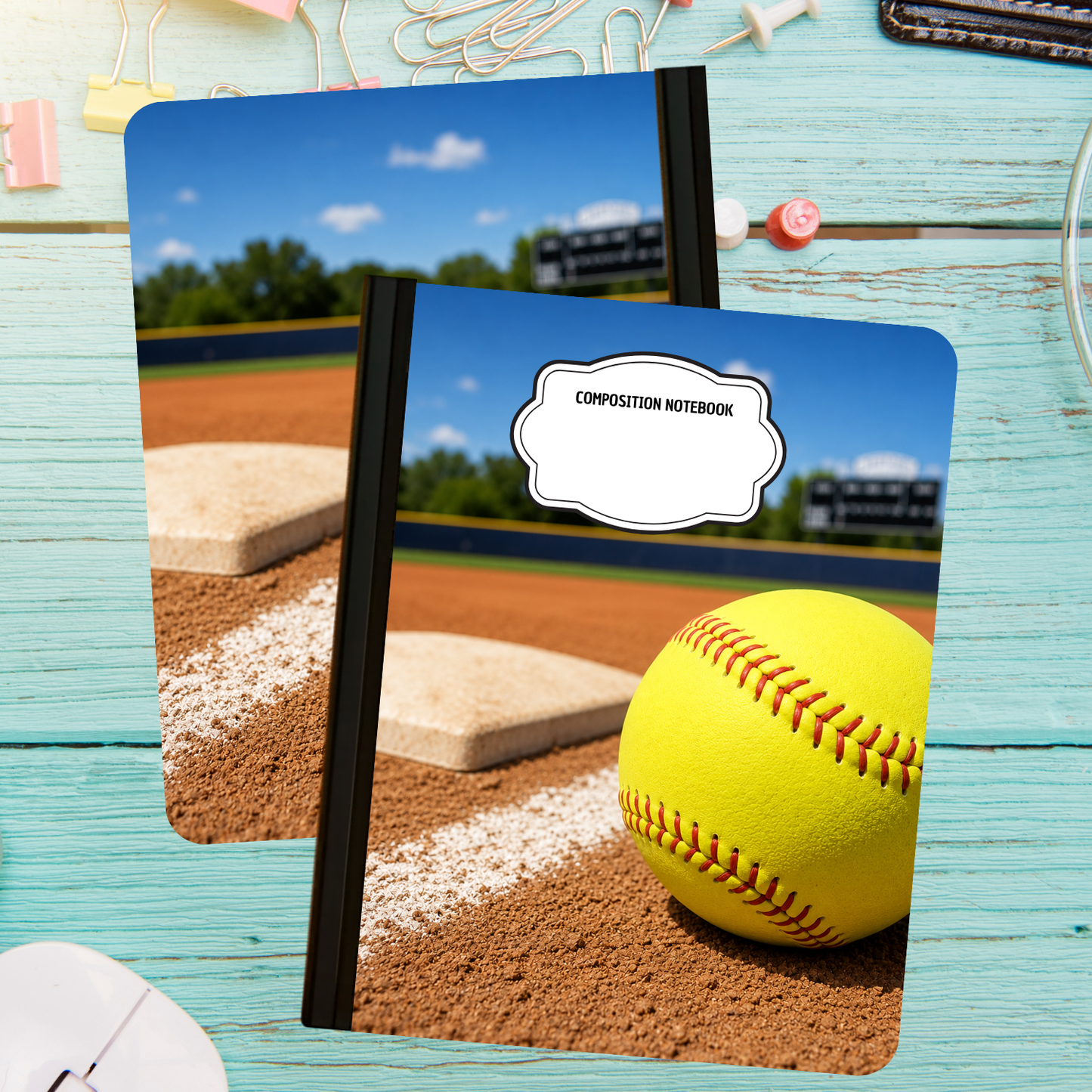 Composition Notebook - Softball