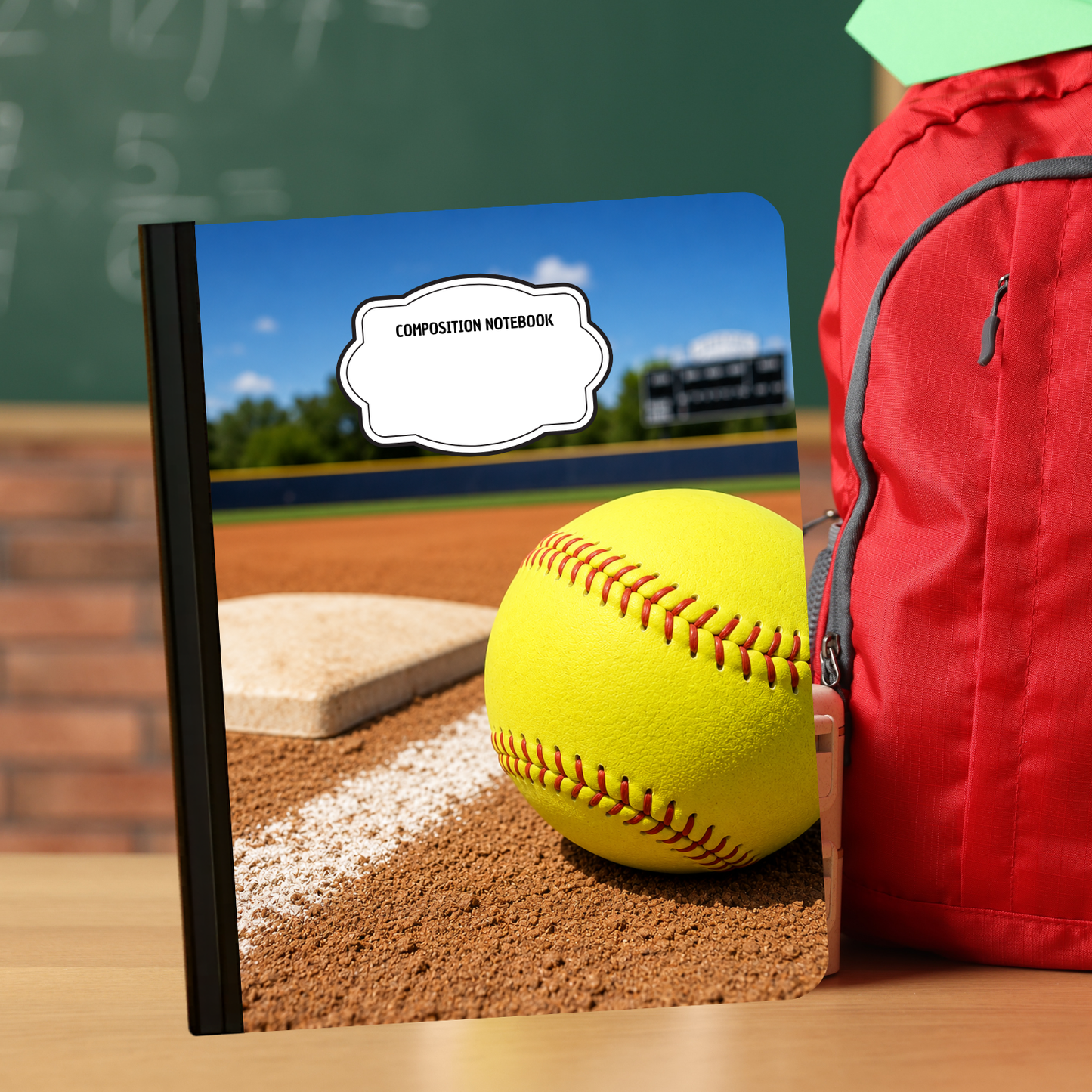 Composition Notebook - Softball