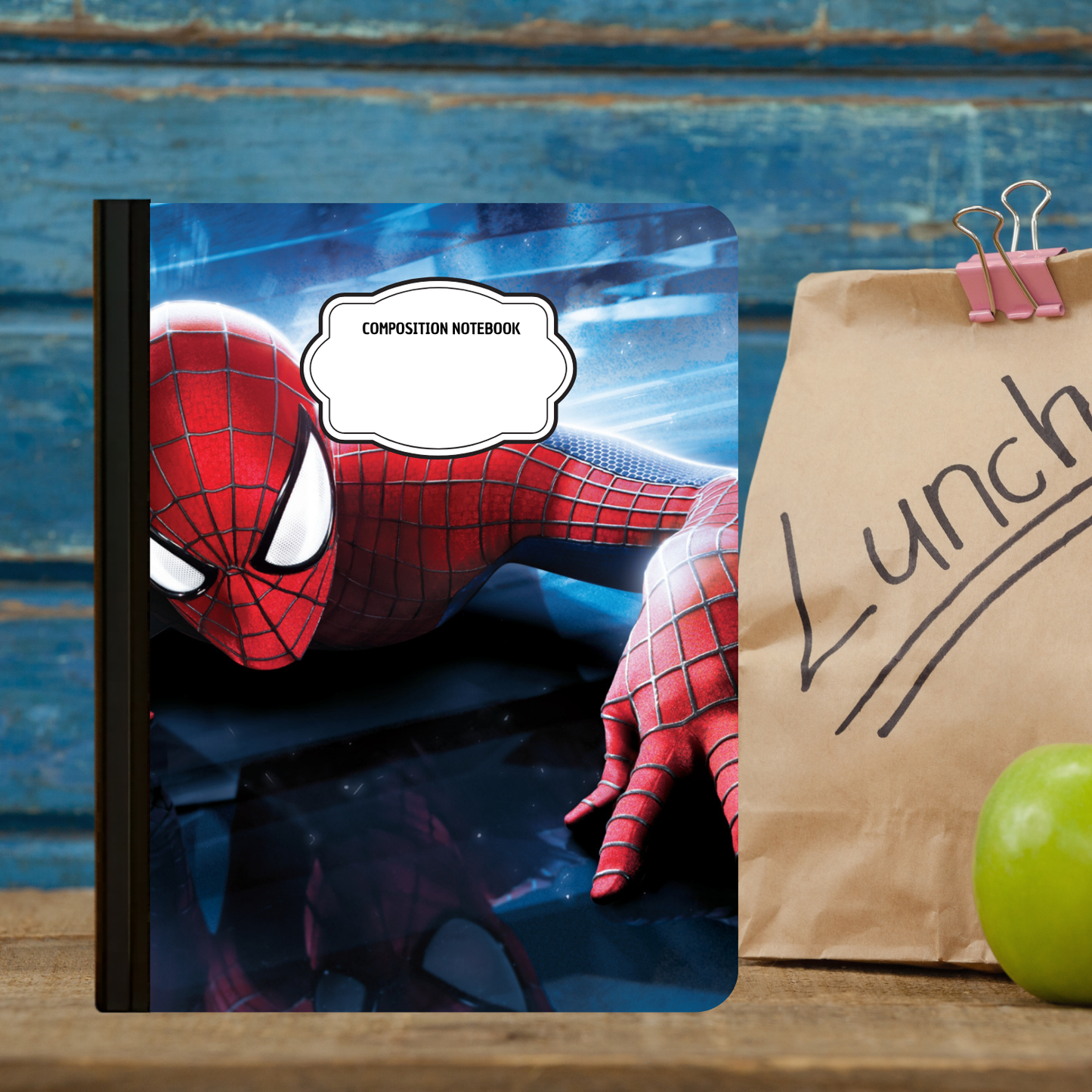 Composition Notebook - Webbed Superhero