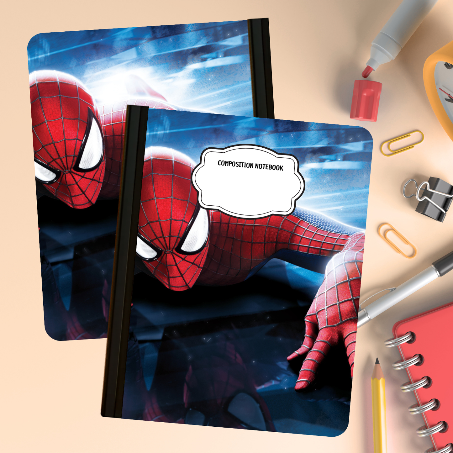 Composition Notebook - Webbed Superhero