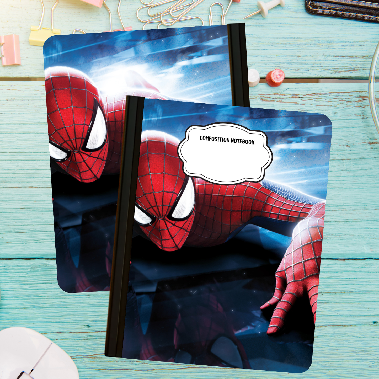 Composition Notebook - Webbed Superhero