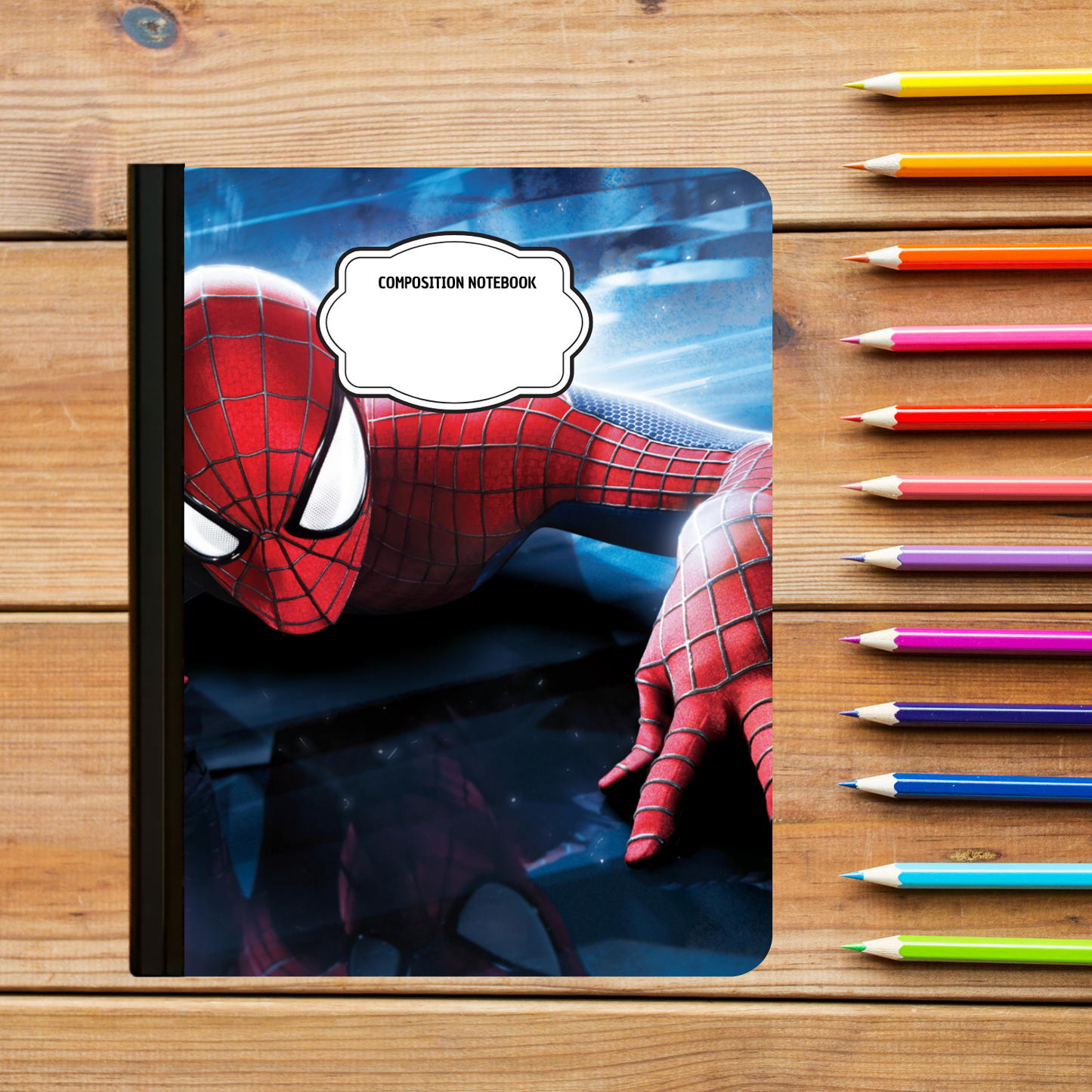 Composition Notebook - Webbed Superhero